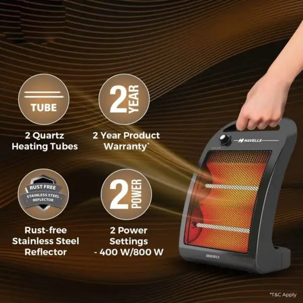 Havells Bero Quartz Heater Havells Bero Quartz Heater